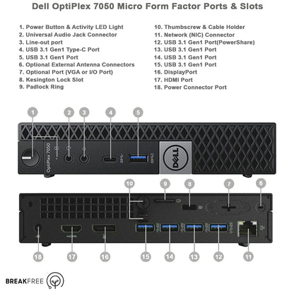 Dell Optiplex 7050 Micro PC