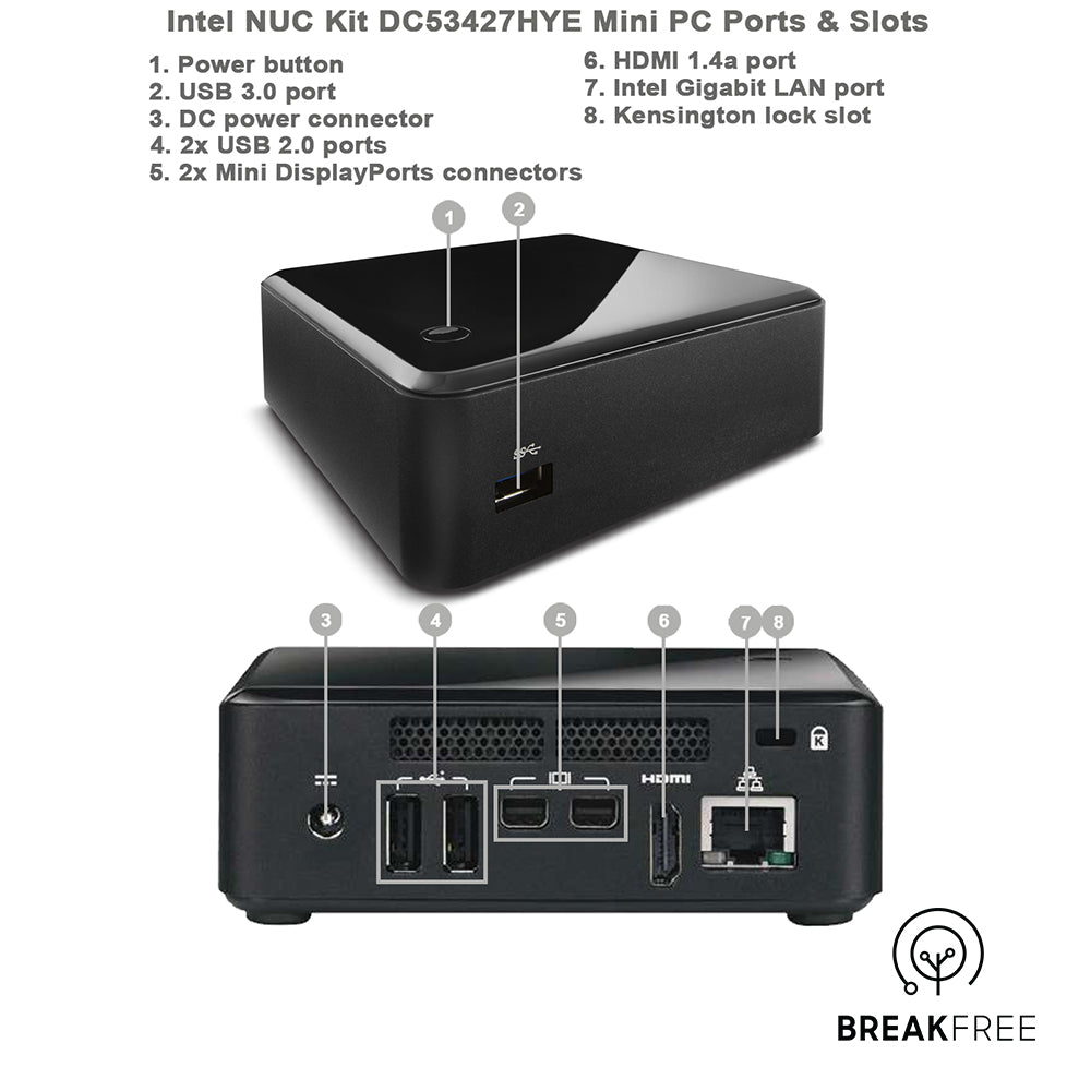 Intel NUC DC53427HYE Mini PC