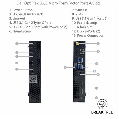 Dell OptiPlex 5060 Micro PC