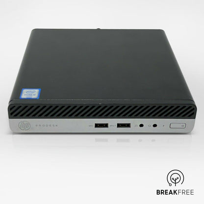 HP Prodesk 400 G3 Mini PC i3 7100T 3.4GHz 8GB RAM 240GB SSD 4K