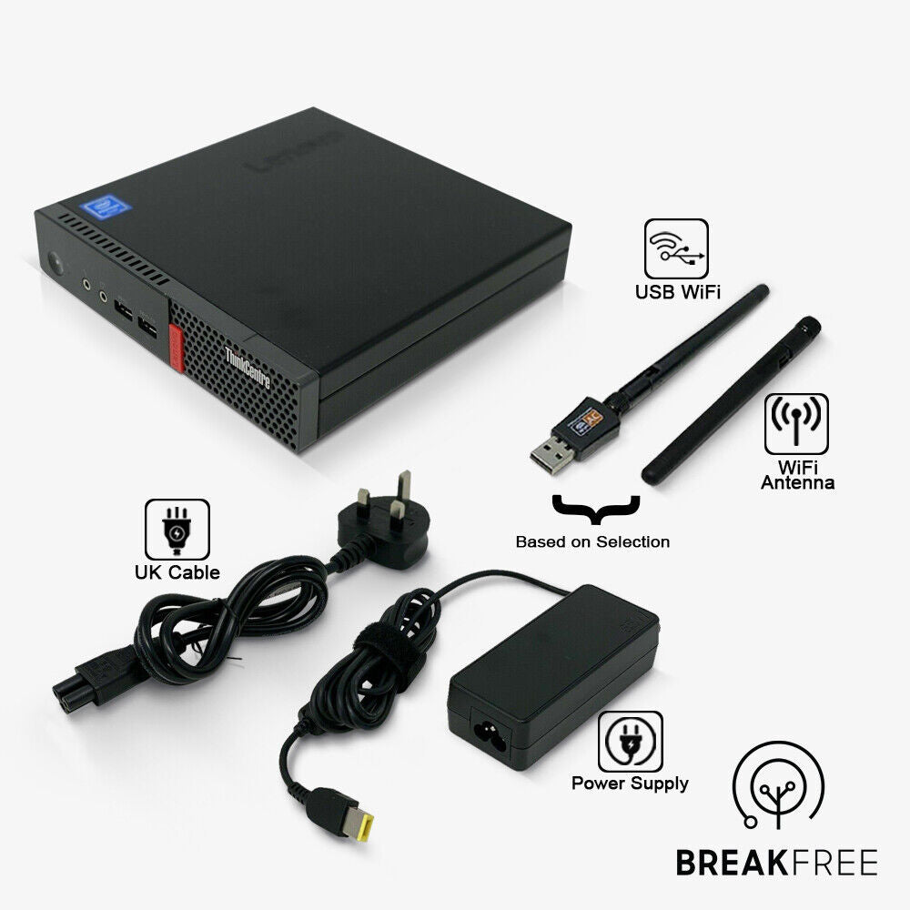 Lenovo Thinkcentre M710q Tiny Mini PC WiFi Bluetooth Warranty – Breakfree  Computers